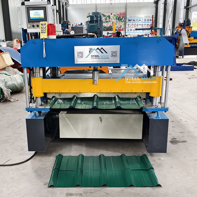 Gelişmiş 0.3-0.8mm Çatı Yaprak Üretim Makinesi Yüksek Hız