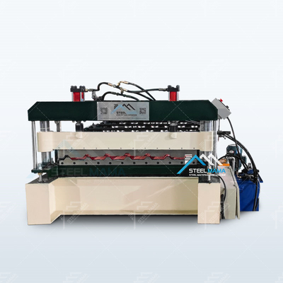 Soğuk Malzeme Kalınlığı 0.3-0.8mm Metal Çatı Panel Makine Etkili Üretim