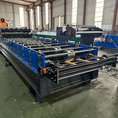 0.25-0.6mm Kalınlığı Üç Katmanlı Rulo Yapım Makinesi 5.5Kw Ana Motor Gücü