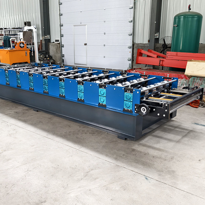 Dayanıklı 45# Çelik Roller Metal Çatı Formasyon Makinesi 3Kw Hidrolik İstasyon Gücü ve 5.5Kw Ana Motor Gücüyle