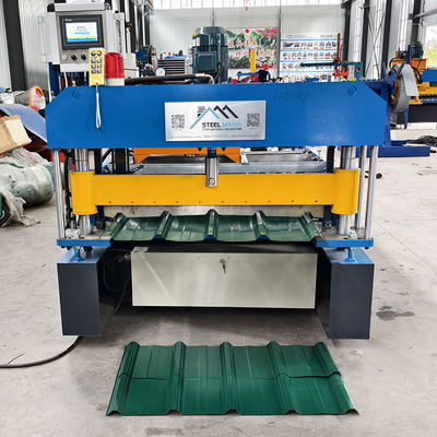 Dayanıklı 45# Çelik Roller Metal Çatı Formasyon Makinesi 3Kw Hidrolik İstasyon Gücü ve 5.5Kw Ana Motor Gücüyle