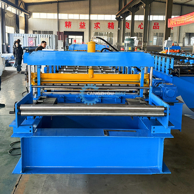 PLC Mükemmel Şekilli Dayanıklı Çatı Yaprakları Rulo Formasyon Makinesi