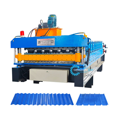 0Büyük projeler için Delta PLC tarafından.6mm Çatı Yaprakları Rulo Formasyon Makinesi