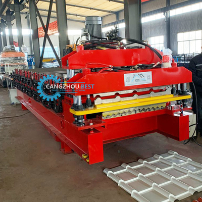PPGI Çift Katmanlı Rulo Yapım Makinesi Otomatik Delta Değiştiricisi