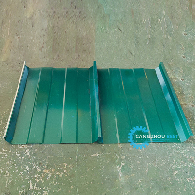 Hidrolik Kesilmiş Galvanizli Çelik Profili Taşınabilir Kr18 Durağan Dikiş Çatı Rulo Yapım Makinesi