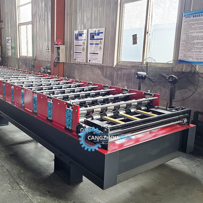 Otomatik Kesme Hidrolik Tipi Renkli Çelik IBR Çatı Yaprak Rulo Formasyon Makinesi