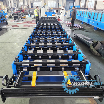 Renkli çelik yüksek kaburga çelik profili IBR Trapezoidal çatı levhası rulo şekillendirme makinesi