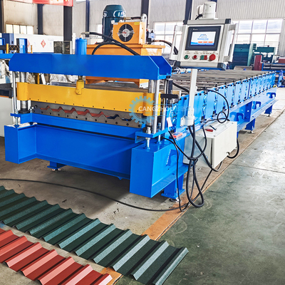 Hidrolik Kesme Çatı Yaprak Rulo Formasyon Makinesi Kesin Verimli