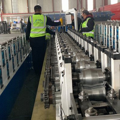Hidrolik Kesme Silindir Kepenk Kapı Çelik Rulo Şekillendirme Makinesi PLC