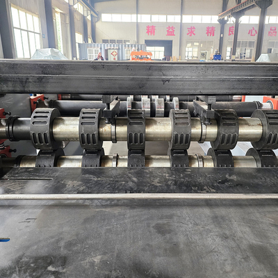 PLC Kontrol Sistemli Ağır Hizmet Tipi Soğuk Rulo Şekillendirme Makinesi, Meksika Decking Çelik Plaka İçin