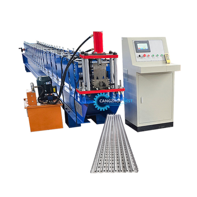 Galvanizli Çelik PLC Kontrol Rafı Dikey Rack Roll Forming Makinesi