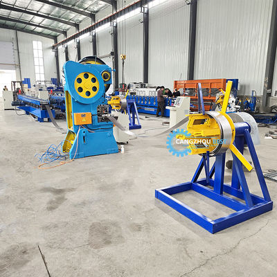 Galvanizli Çelik PLC Kontrol Rafı Dikey Rack Roll Forming Makinesi