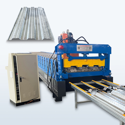Zemin Döşeme Rulo Şekillendirme Makinesi 1250mm PLC Kontrol 22kw