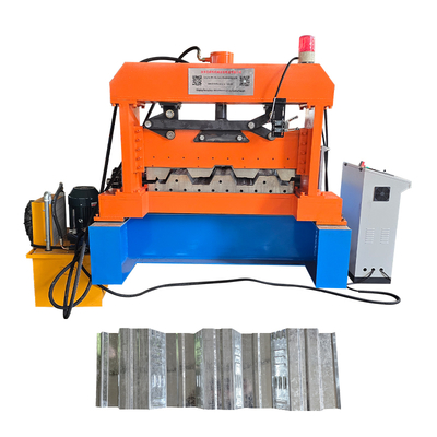 Zemin Döşeme Rulo Şekillendirme Makinesi 1250mm PLC Kontrol 22kw