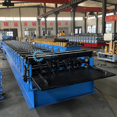 Zemin Döşeme Rulo Şekillendirme Makinesi 1250mm PLC Kontrol 22kw