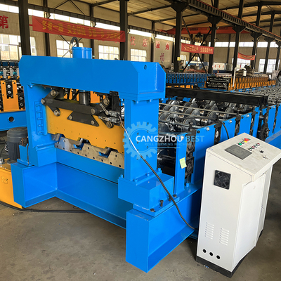 Zemin Döşeme Rulo Şekillendirme Makinesi 1250mm PLC Kontrol 22kw