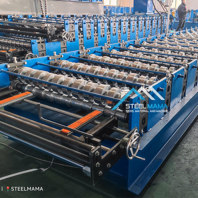 PLC Kontrollü 3KW Otomatik Çatı Kiremiti Rulo Şekillendirme Makinesi
