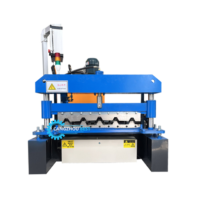 Çatı Sacı Rulo Şekillendirme Makinesi 0.3-0.8mm PLC Kontrol 8-15m/dak