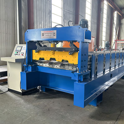 North American Market Canada 1.5"B 3"B Concrete Roof Floor Roll Forming Machine Aluminum Roof Sheet Making Machine