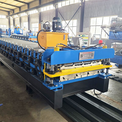 Peru popular high-performance fully automatic TR4 and TR5 trapezoidal roofing sheet double-layer machine