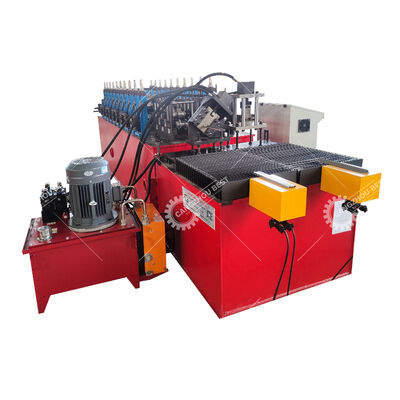 Galvanizli Çelik Çift Çizgi C U Profil Kuru Duvar Stud Roll Formasyon Makinesi