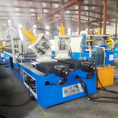 Meksika Poular Profil Yüksek Hızlı Çift Hatlı Saplama ve Parça Rulo Şekillendirme Makinesi