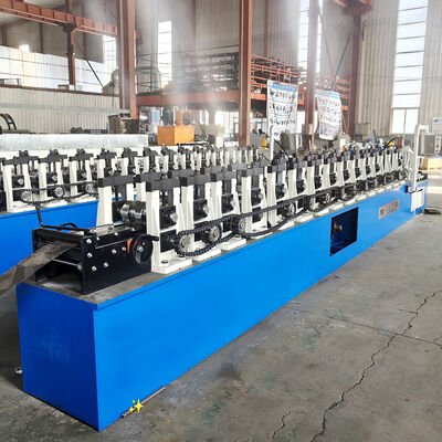 Hidrolik Delme PLC Kontrolü Yüksek Soeed Saplama Profili Rulo Şekillendirme Makinesi