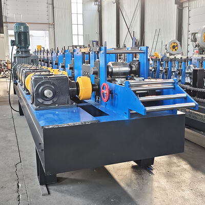 6mm Kalınlık Galvanizli L Şekli Rulo Şekillendirme Makinesi Dişli Kutusu