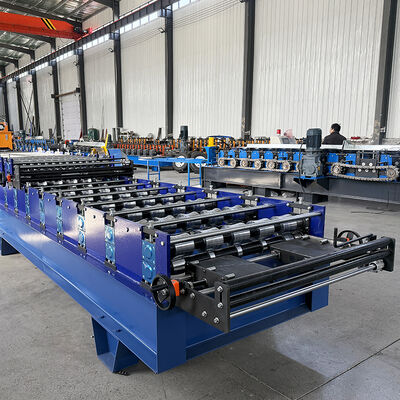 2'si 1 arada Metal Çatı Paneli Rulo Şekillendirme Makinesi