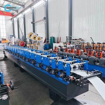 Ghana Popular Color Stee K Gutter Making Roll Forming Machine