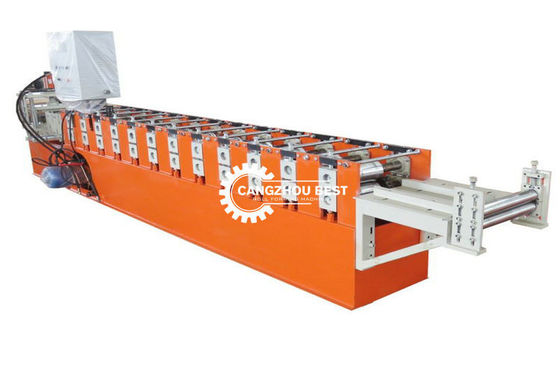 Hidrolik Kesim  PLC Sistemi 0.6mm Kepenk Kapı Şekillendirme Makinesi