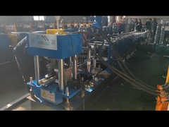 Çelik Profil Kanal Rulo Yapım Makinesi El ile Boyut C Değiştirmek Purlin 80-300mm Web Boyutu