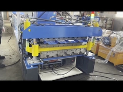 Çelik Profil Çift Katmanlı Yüksek Kırbaç Zimbabve Popüler Çatı Yaprak Rulo Formasyon Makinesi